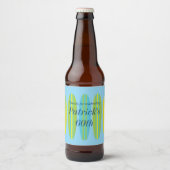 Bright Surfboards Verjaardag Bier Etiket (Voorkant)