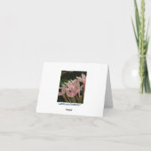 Bright Swamp Zonnebloemen Bedankt Card (Achterkant)