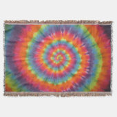Bright Swirl Tie Dye Deken (Voorkant)