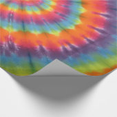 Bright Swirl Tie Dye Wrapping Paper Cadeaupapier (Hoek)