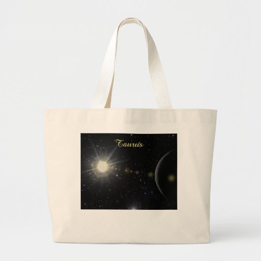 Bright Taurus Grote Tote Bag (Voorkant)