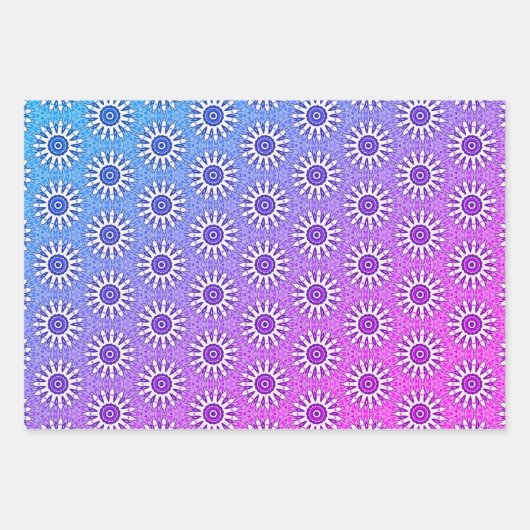 Bright Techno Kleuren Wrapping Paper (Voorkant 3)