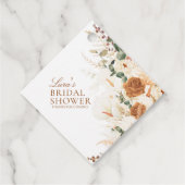 Bright Terracotta Calla Lilies Diamond Bedankjes Labels (Voorkant)