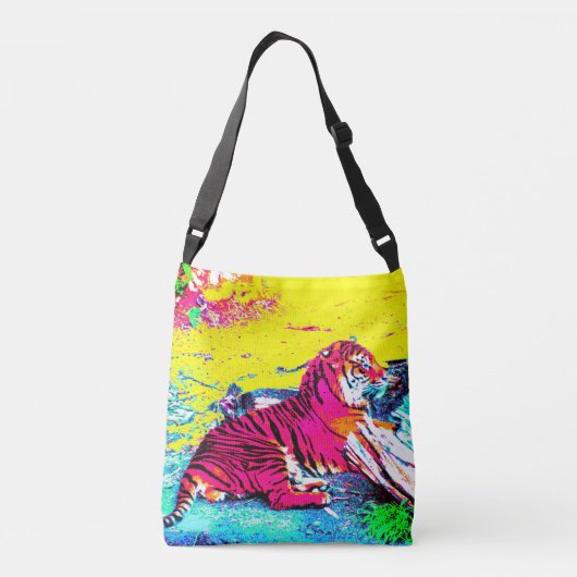 Bright Tiger Crossbody Tas (Achterkant)