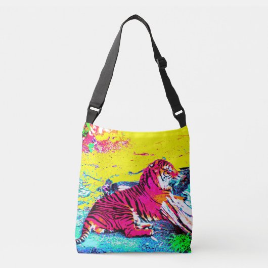 Bright Tiger Crossbody Tas (Voorkant)