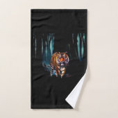 Bright Tiger Dark Forest Bad Handdoek (Handdoek)
