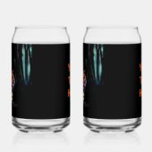 Bright Tiger Dark Forest Blikvorm Glas (Links)