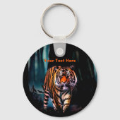 Bright Tiger Dark Forest Sleutelhanger (Voorkant)