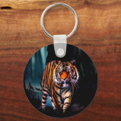 Bright Tiger Dark Forest Sleutelhanger (Achterkant)