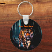 Bright Tiger Dark Forest Sleutelhanger (Voorkant)