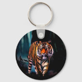 Bright Tiger Dark Forest Sleutelhanger (Achterkant)