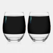 Bright Tiger Dark Forest Wijnglas Zonder Voet (Links)