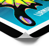 Bright TMH Psychedelic Butterfly Lurman Concert Poster (Hoek)