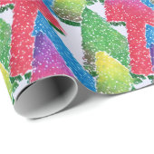 Bright Tree Wrapping Papier (Rol Hoek)