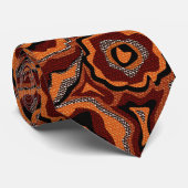 Bright tribal African pattern. Stropdas (Opgerold)
