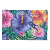 Bright Tropical Floral Pillowcase Kussensloop (Achterkant)