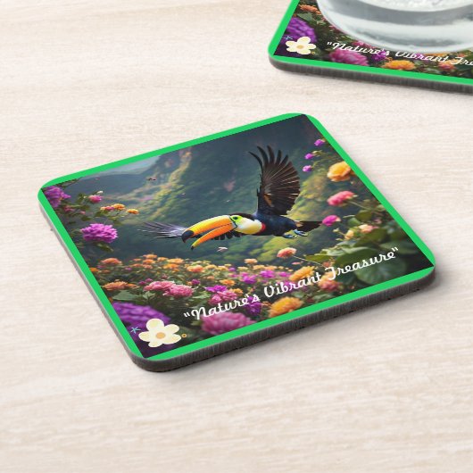 "Bright Tropics" Bier Onderzetter (Linkerzijde)