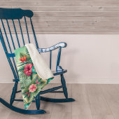 Bright Tropics Sherpa Blanket Deken