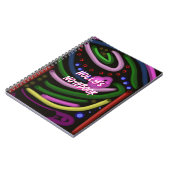 Bright Tube Spiral Photo Notitieboek (Linkerzijde)