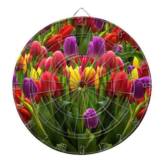 Bright Tulpen Dartbord (Voorkant)