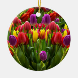 Bright Tulpen Keramisch Ornament