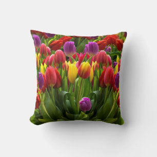 Bright Tulpen Kussen