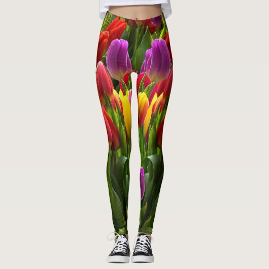 Bright Tulpen Leggings (Voorkant)