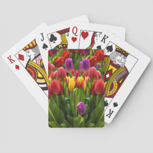 Bright Tulpen Pokerkaarten