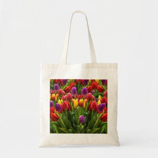 Bright Tulpen Tote Bag (Voorkant)
