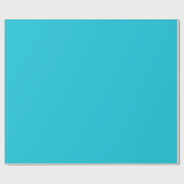 Bright Turquoise Cadeaupapier (Vlak)