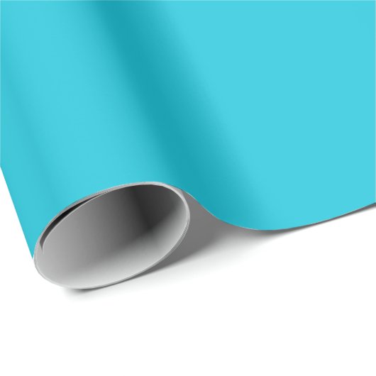 Bright Turquoise Cadeaupapier (Rol Hoek)