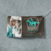 Bright Turquoise laatst gerijpt voor de bride Spandoek
