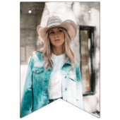 Bright Turquoise laatst gerijpt voor de bride Vlaggetjes (Tweede vlag)