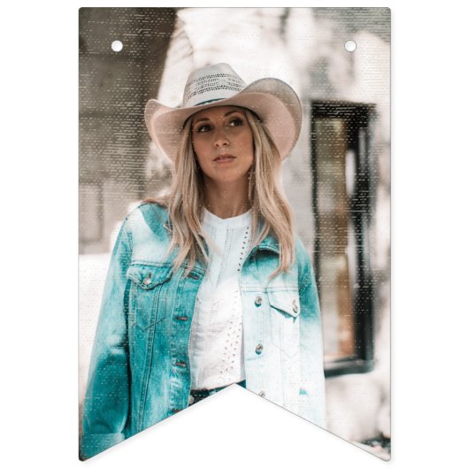 Bright Turquoise laatst gerijpt voor de bride Vlaggetjes (Tweede vlag)