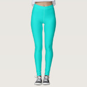 Bright Turquoise Leggings (Voorkant)