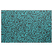 Bright Turquoise Leopard Stof (Fat Quarter)