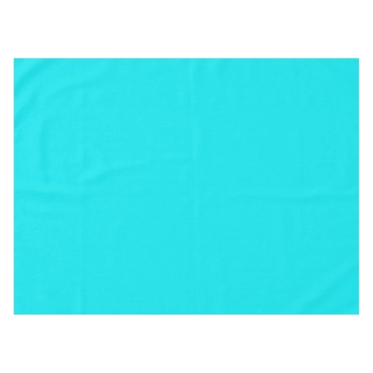 Bright Turquoise Tablecloth Tafelkleed (Voorkant (Horizontaal))