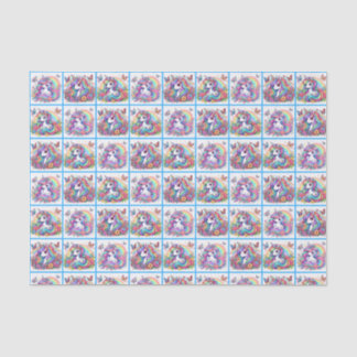Bright Unicorn tissue paper Tissuepapier