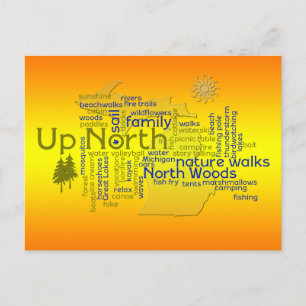 Bright Up North - MIchigan Briefkaart