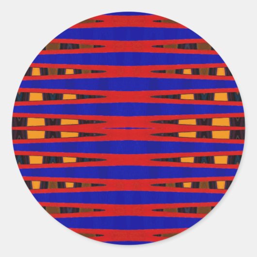 Bright Vibes Ronde Sticker (Voorkant)