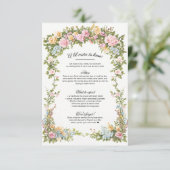 Bright Vibrant Florals Vrijgezellenfeest Details K (Staand voorkant)
