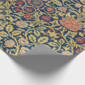 Bright Violet en Columbine (door William Morris) Cadeaupapier (Hoek)