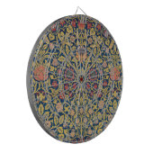 Bright Violet en Columbine (door William Morris) Dartbord (Voorkant Links)