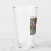 Bright Violet en Columbine (door William Morris) Glas (Rechts)