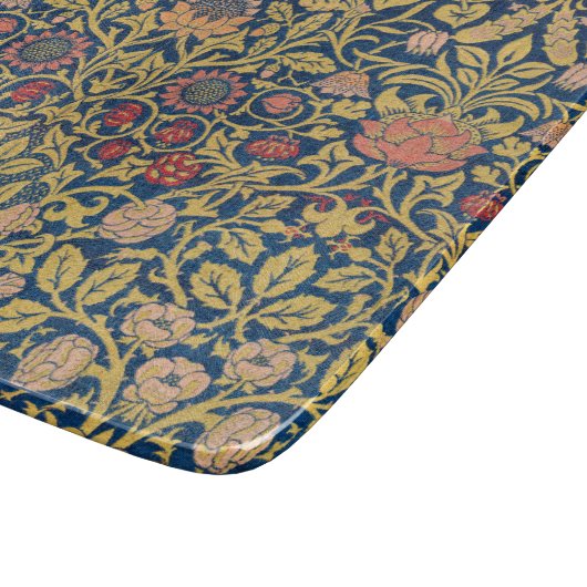 Bright Violet en Columbine (door William Morris) Snijplank (Hoek)