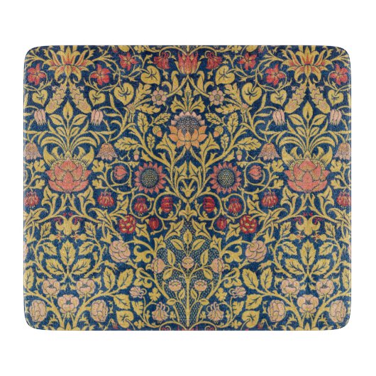 Bright Violet en Columbine (door William Morris) Snijplank (Voorkant)