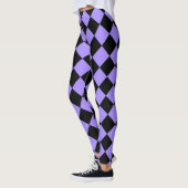 Bright Violet Harlequin Leggings (Links)