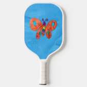 Bright vlinder pickleball paddle (Achterkant)