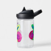 Bright vlinder waterfles (Links)