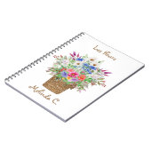 Bright & Vrolijke Zomerbloemen Notitieboek (Linkerzijde)